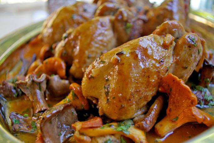 Appresentation suggestion of Braised Quail