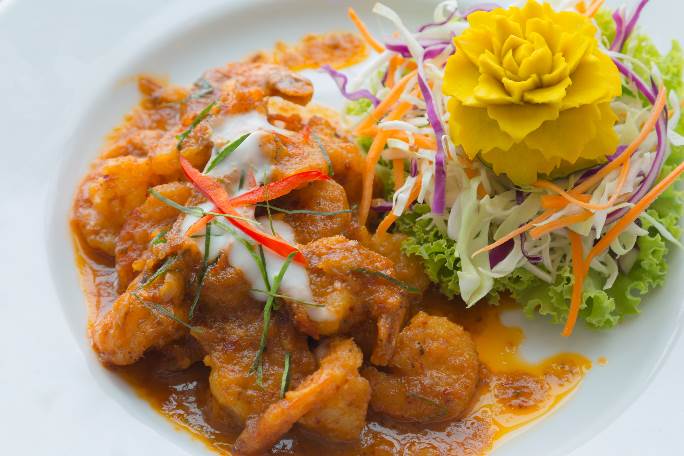 Appresentation suggestion of The Best Curry Shrimp